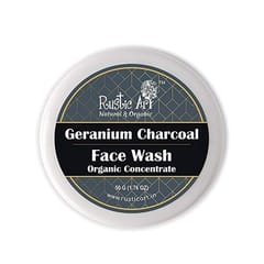 Geranium Charcoal Face Wash Concentrate for Cleansing - 50 gms