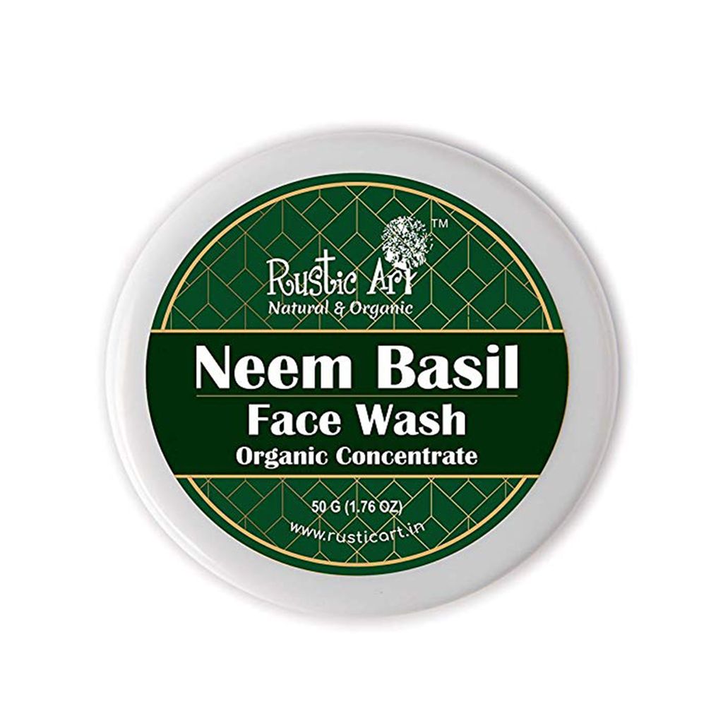 Neem Basil Face Wash Concentrate for Deep Cleansing - 50 gms