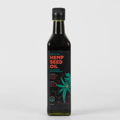 Hemp Seed Oil - Raw, Cold Processed