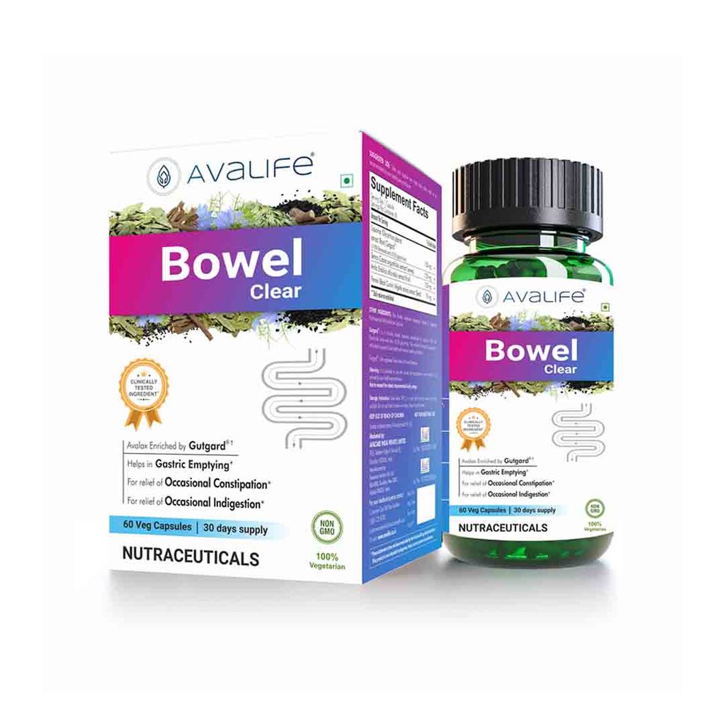 Bowel Clear Capsule 90 gms (60 Veg Capsules)