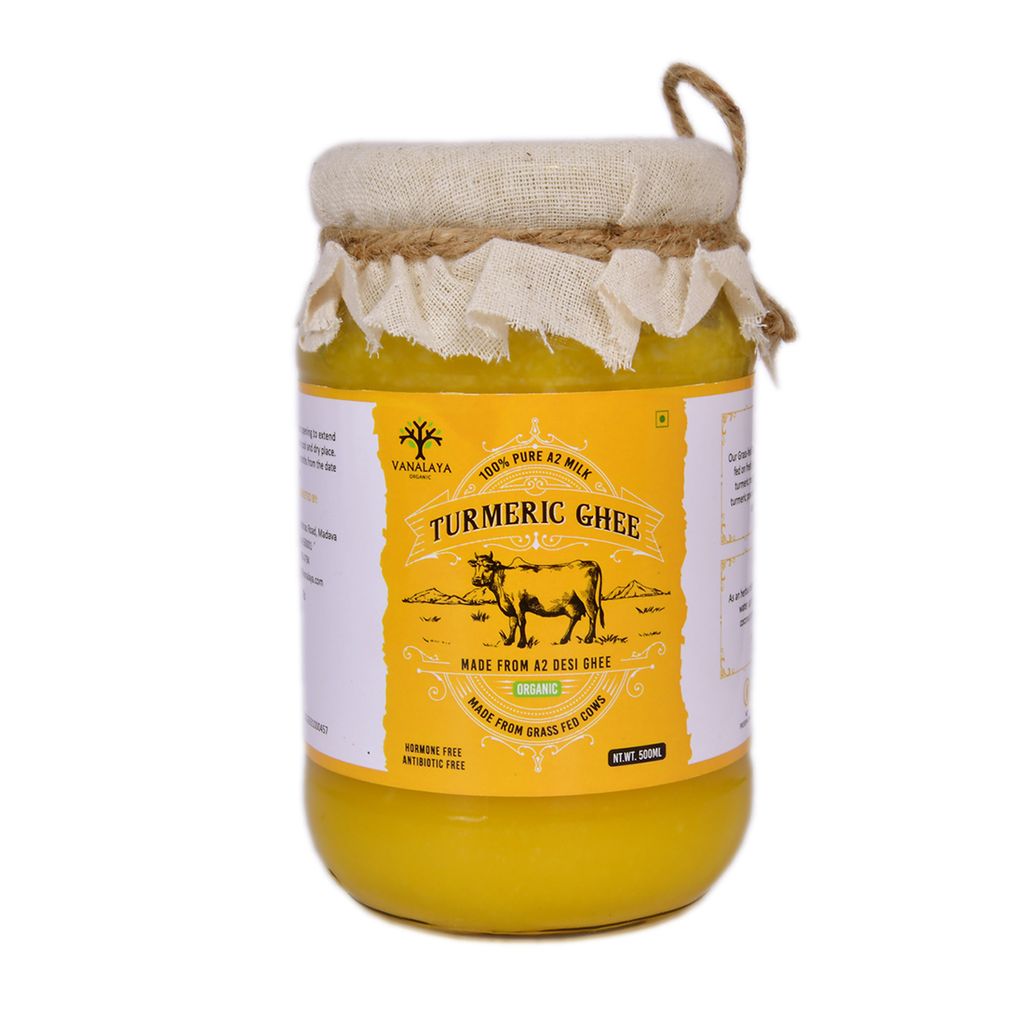 Turmeric Ghee Infused with Turmeric Extract 500 gms