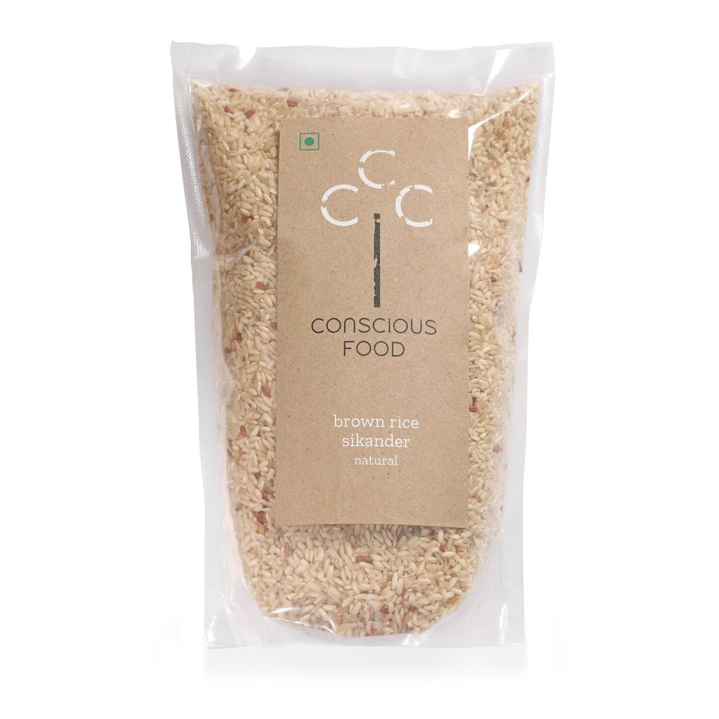Brown Rice (Sikander) 500 gms (Pack of 2)