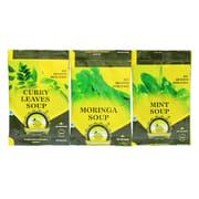 Green Soup Combo - Mint, Moringa & Curry Leaves (30 Sachets), 300 gms