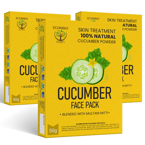Natural Cucumber Face Pack - 50 gms (Pack of 3)
