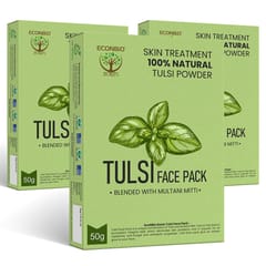 Natural Tulsi Face Pack - 50 gms (Pack of 3)