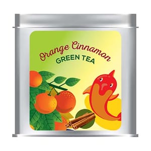 Orange Cinnamon Green Tea (20 Pyramid Tea Bags)
