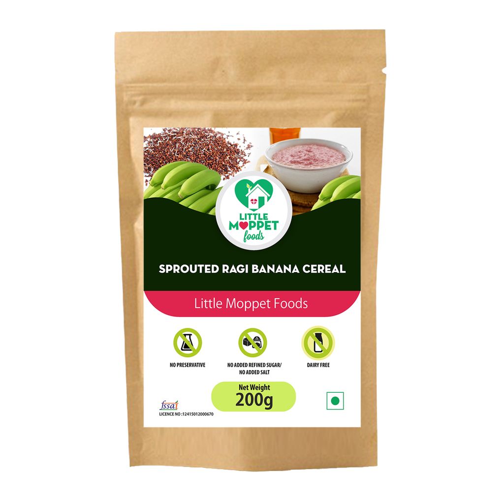 Sprouted Ragi Banana Cereal - 200 gm