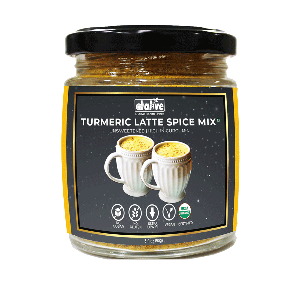 Organic Spiced Turmeric Latte Instant Drink Premix - 90g