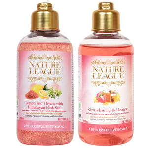STRAWBERRY & HONEY with LEMON & THYME WITH HIMALAYAN PINK SALT Body wash 200 ml