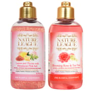 BLOOMING ROSE & TEA TREE with LEMON & THYME WITH HIMALAYAN PINK SALT Body wash 200 ml