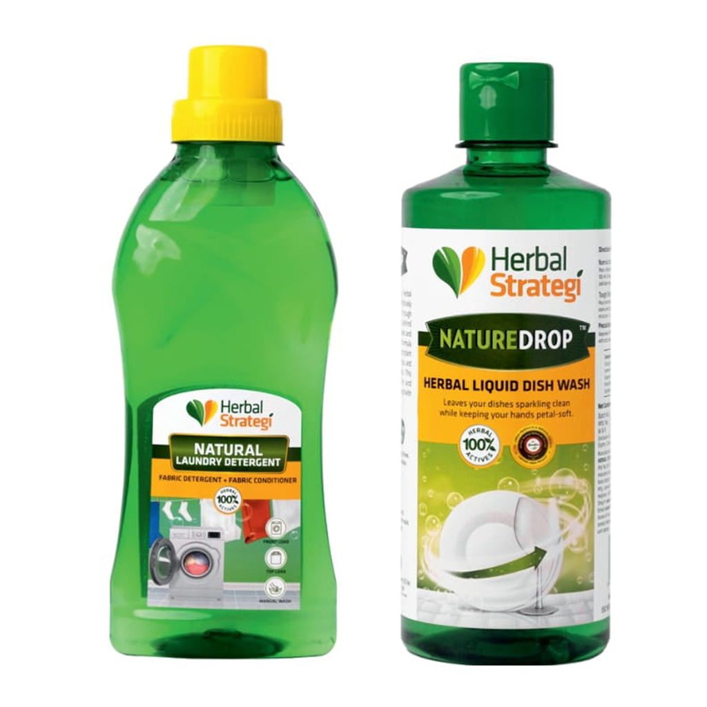 Herbal Fabric Wash & Dish Washing Liquid 500 ml