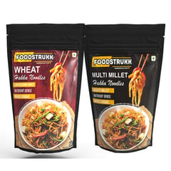Millet Hakka Noodles (Pack of 2) - Multi Millet & Wheat, 350 gms