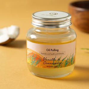 Vanilla & Cinnamon Oil Pulling 190 gms for Healthy Oral Microflora
