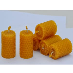 Birthday Candle, Yellow (Pack of 6)