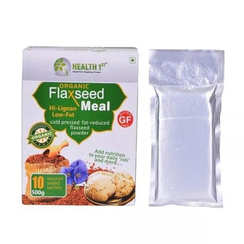 Organic Flax Meal 500 gms (10 Sachets)