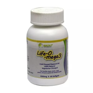 Life-O-Mega3 Flaxseed oil Softgels (60)