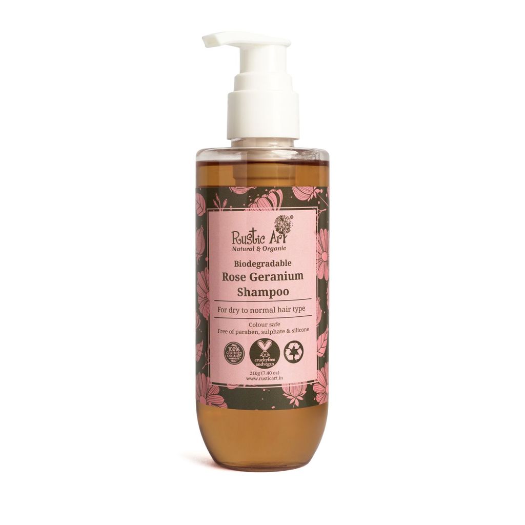 Rose Geranium Shampoo - 210 ml