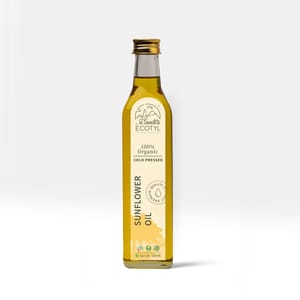 Organic Cold-Pressed Sunflower Oil - 500 ml