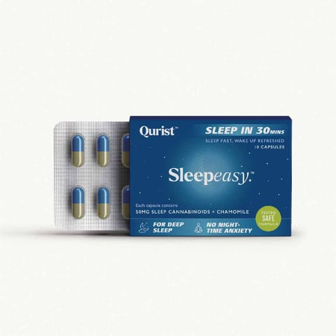 Sleep Easy Capsule with Cannabis Extracts and Chamomile
