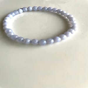 The Crystal of Calm Bracelet - Blue Lace Agate