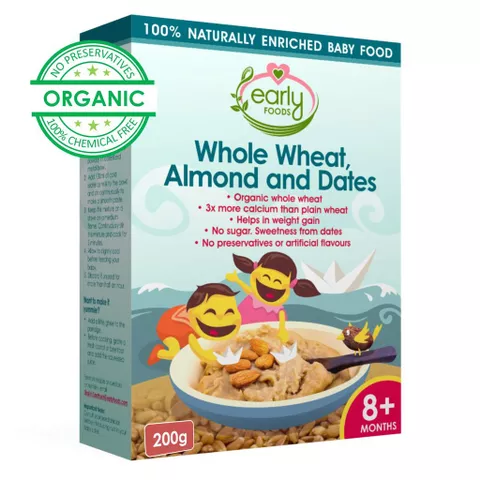 Instant Organic Wheat, Almond & Dates - 230 gms