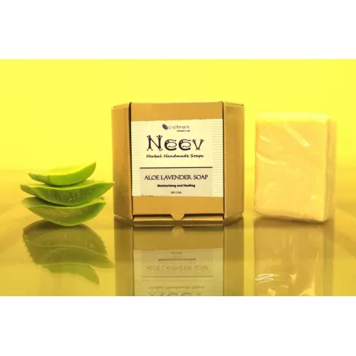 Moisturizing and Healing Aloe Lavender Soap (Pack of 2)