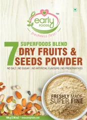 Dry Fruit & Seeds Powder for Kids - Blend of 7 Indian Super Foods - 100 gms