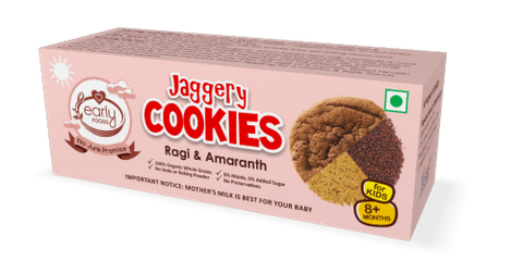 Organic Ragi & Amaranth Jaggery Cookies - 150 gms