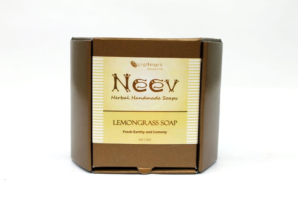 Fresh, Earthy and Lemony Lemongrass Handmade Soap 100 gms (Pack of 2)