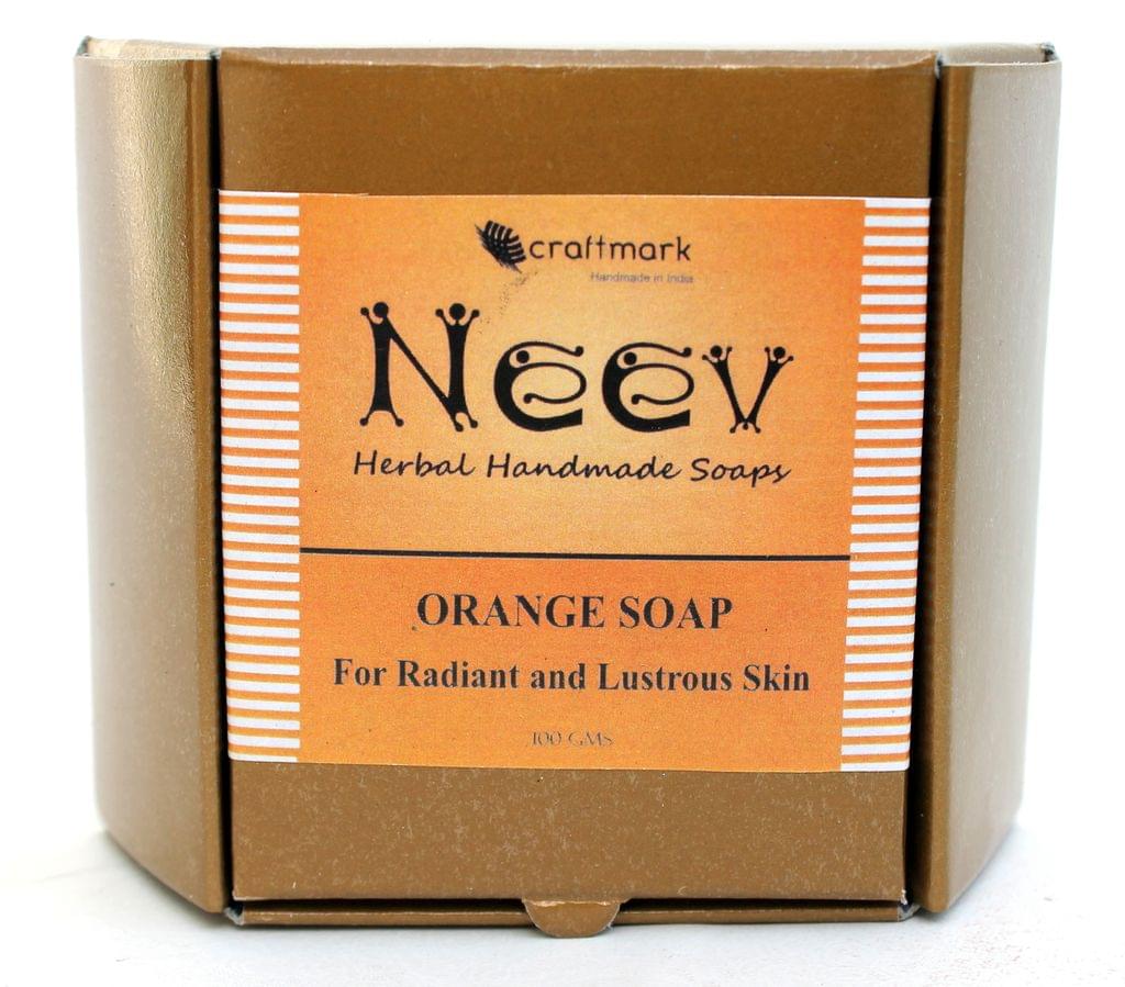 Orange Soap for Radiant and Lustrous Skin 100 gms (Pack of 2)