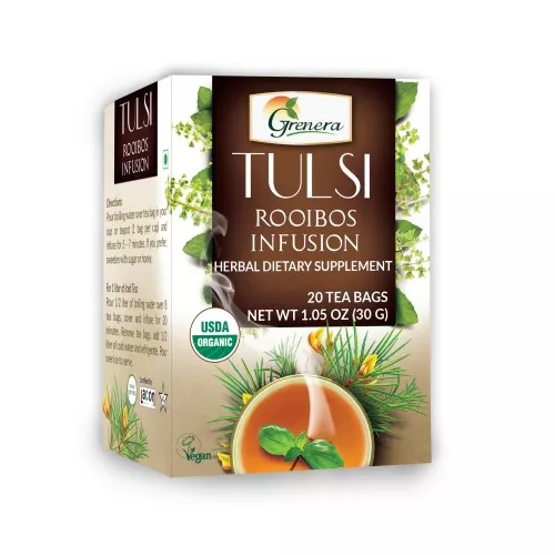 Tulsi Rooibos Infusion (20 Tea bags / box) - 40 gms