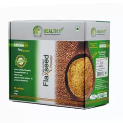 Organic Flax Seed Powder 600 gms (30 Sachets)