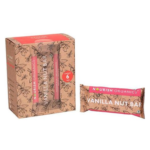 Vanilla Nut Bar (Pack of 6) - 180 gms