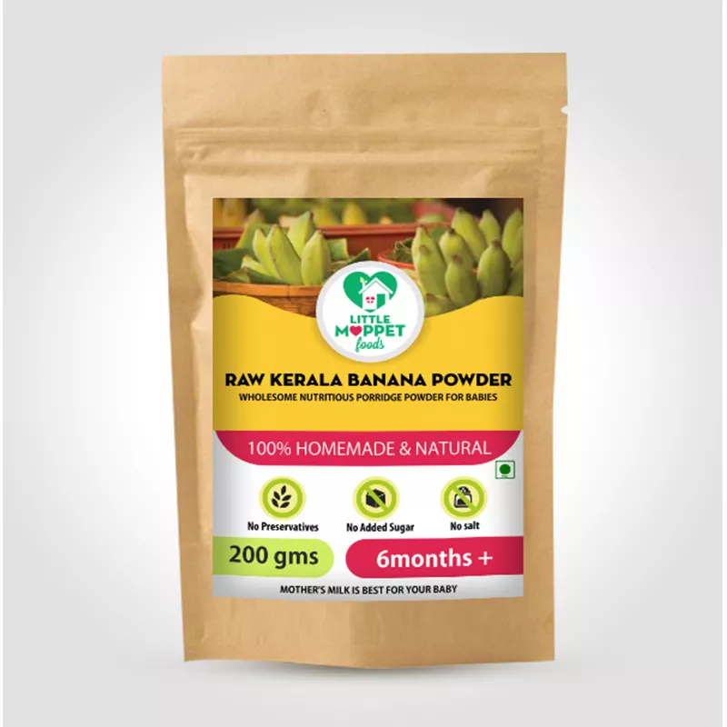Raw Kerala Banana Powder - 200 gm