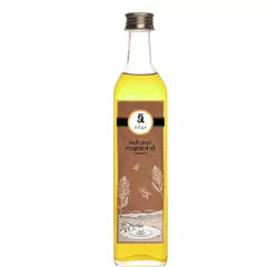 Cold Pressed Yellow Mustard Oil (Glass)