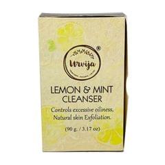 Lemon & Mint Cleanser Soap with Essential Oil - 90 gms