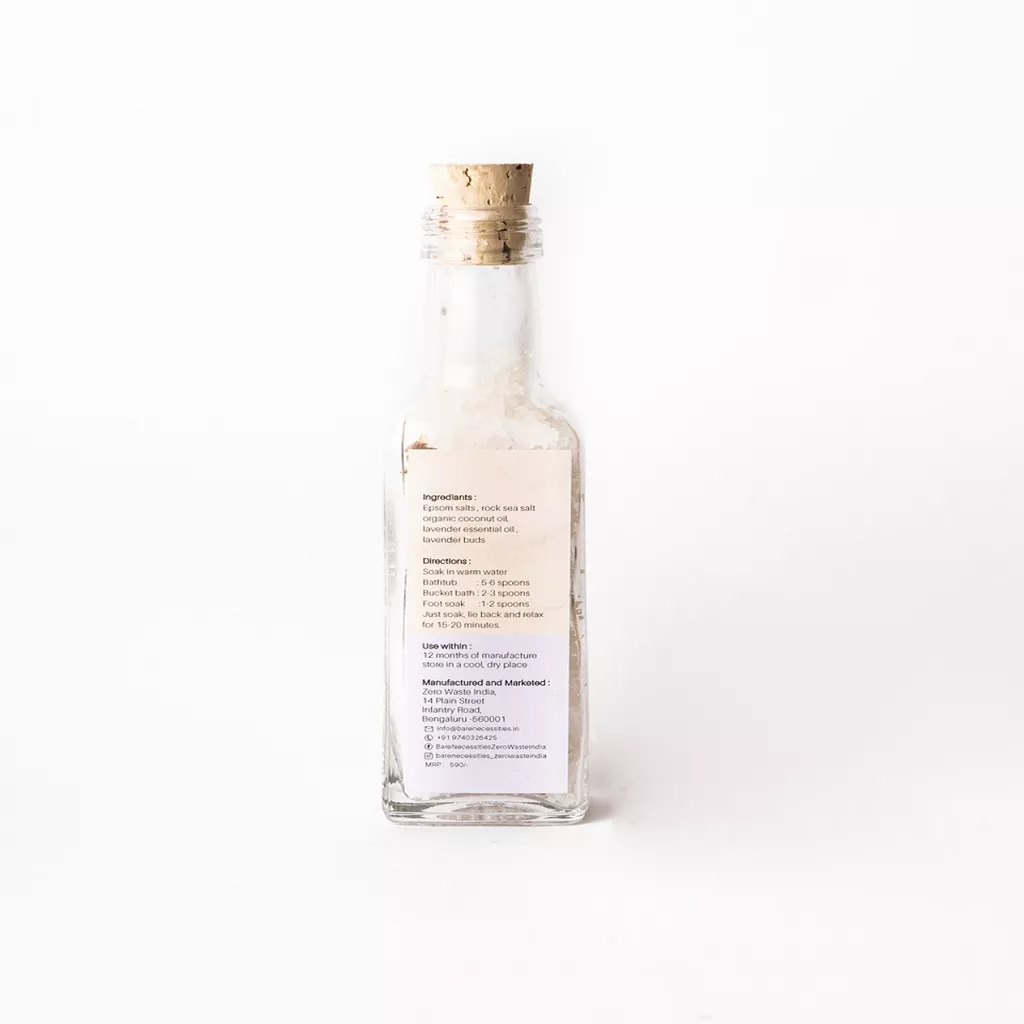 Lavender  Levitate Bath Salts - 120 gms