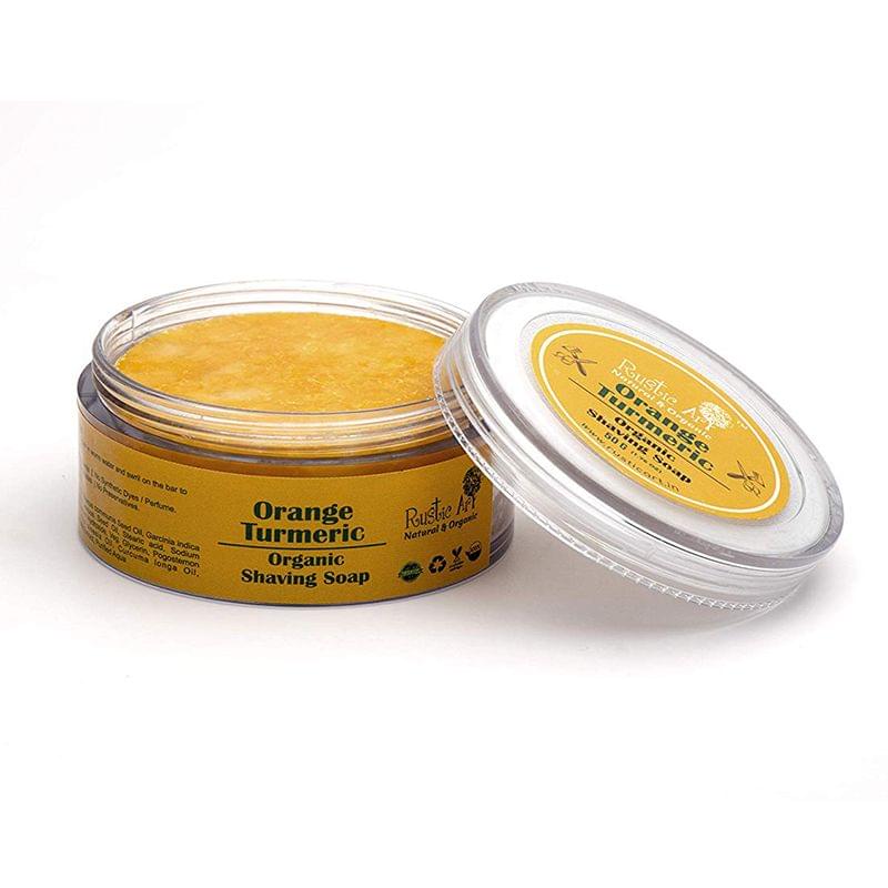 Orange Turmeric Shaving Soap - 50 gms