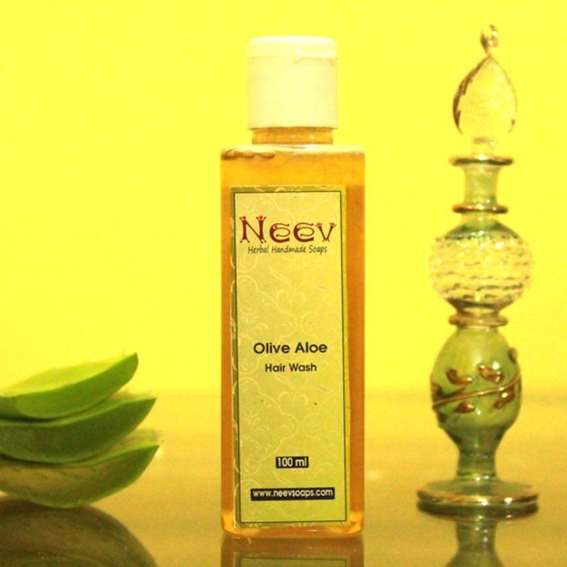 Aloe Olive Hair Wash for Moisturising & Conditioning