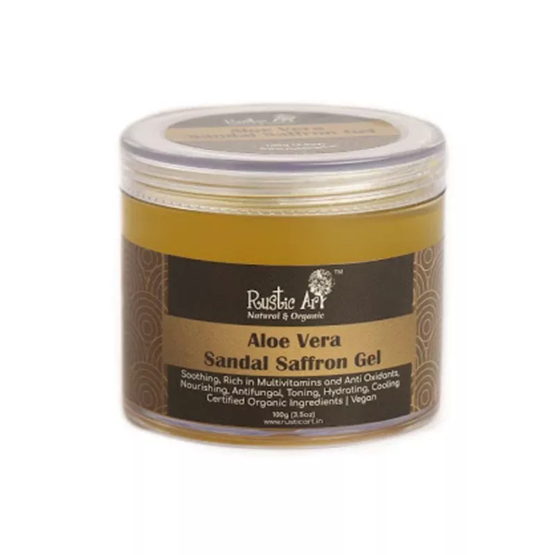 Aloe Vera Sandal Saffron Gel - 100 gms