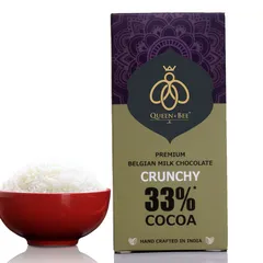 33% Crunchy Belgian Milk Chocolate - 80 gms