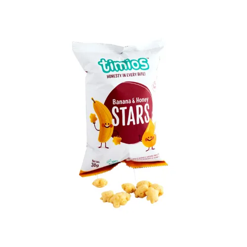 Stars Banana & Honey Kids Snacks - Pack of 12
