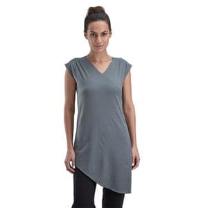 Mayur Wrap Front Grey Top