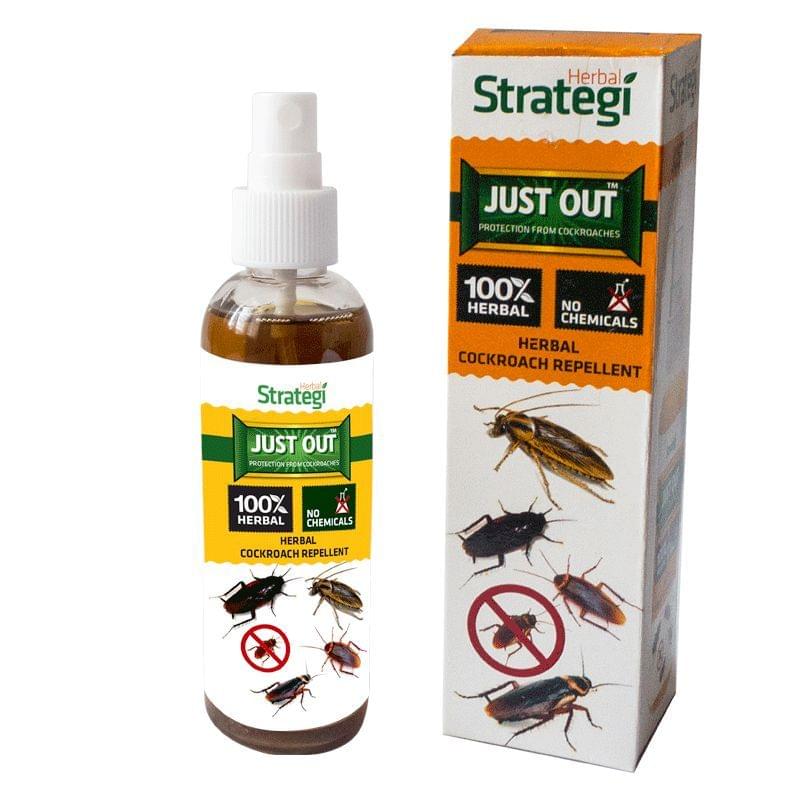 Justout Herbal Cockroach Repellent 100 ml (Pack of 2)