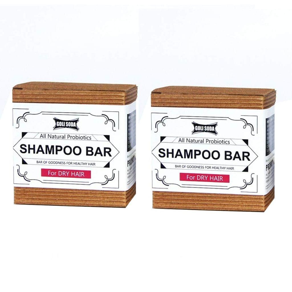 All Natural Probiotics Shampoo Bar For Dry Hair 90 gms (Pack of 2)