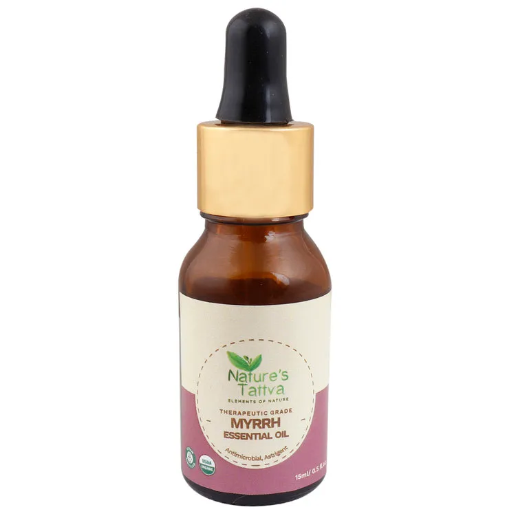 Organic Myrrh Essential Oil, Therapeutic Grade, 15ml
