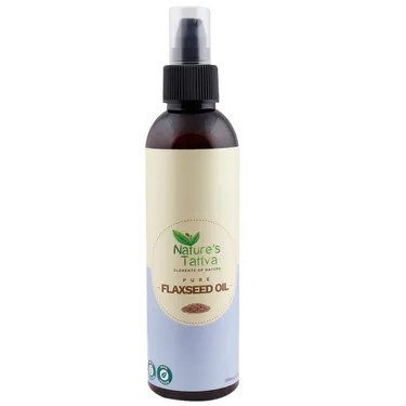 Cold Pressed Flaxseed Carrier Oil 200ml