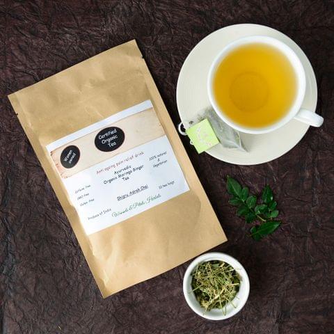 Organic Moringa Ginger tea I Weight Loss I Anti Aging I Caffiene Free I Calorie Free I Anti Depression I Controls Diabetes