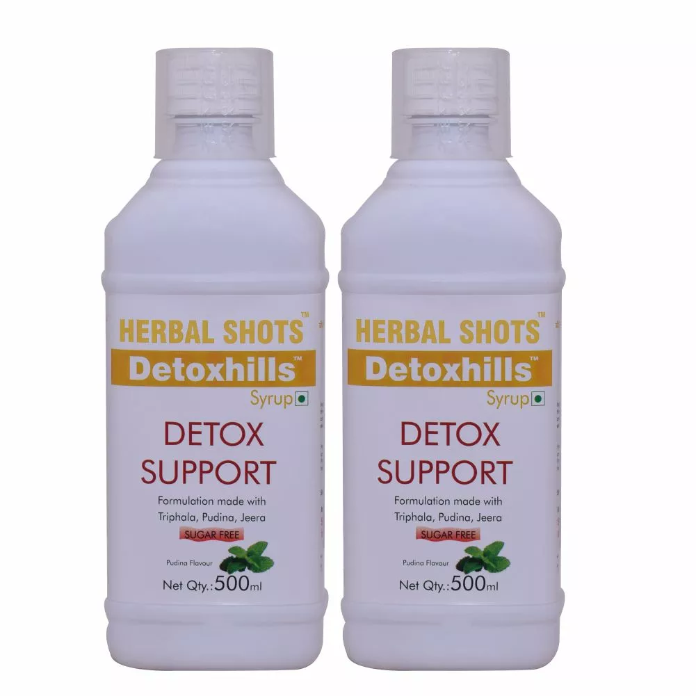 Detoxhills Herbal Shots 500ml (Pack of 2)