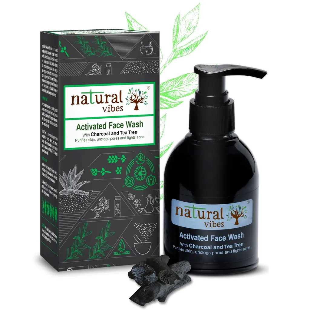 Ayurvedic Activated Charcoal & Tea Tree  Face Wash 150 ml